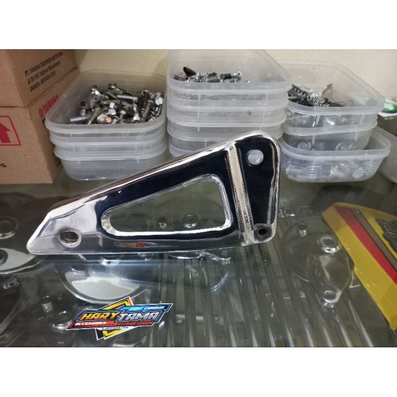 DUDUKAN KNALPOT RX KING COBRA GANTUNGAN KNALPOT RX KING COBRA ORIGINAL CHROME