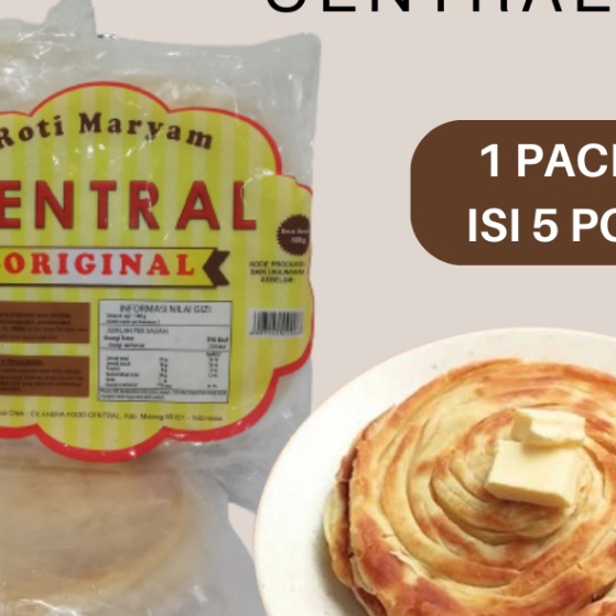 

MEGA SALE Roti Cane Roti Maryam 1 Pack ya Harga Pabrik