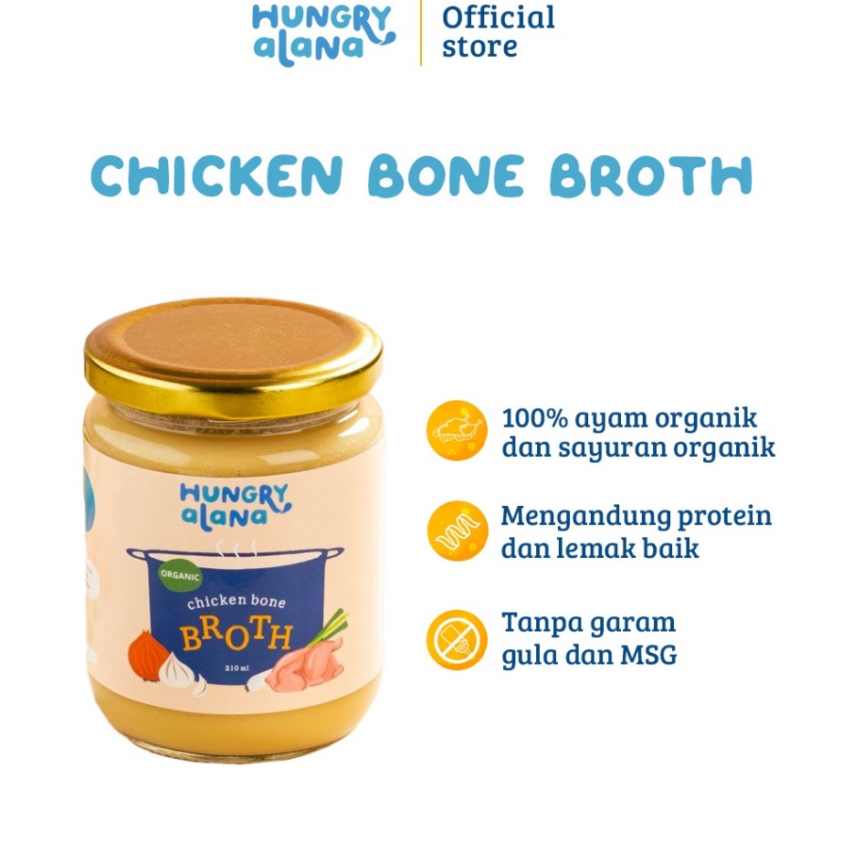 

Penjualan TerbaikCOD Hungry Alana Organic Chicken Bone Broth Kaldu Tulang Ayam Organik