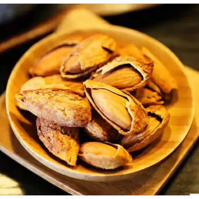 

SUPER DISKON Kacang Almond 1kg Roasted Creamy milk exp 225Almond Roasted GRADE A PREMIUM Almond Panggang