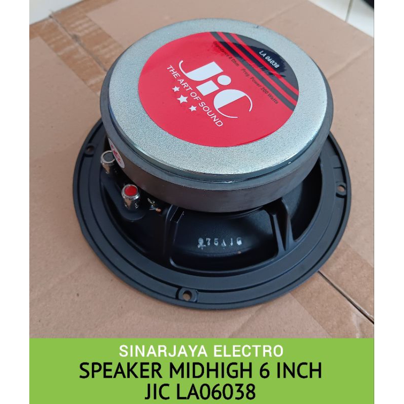 Speaker JIC  6 inch - midhigh miniatur