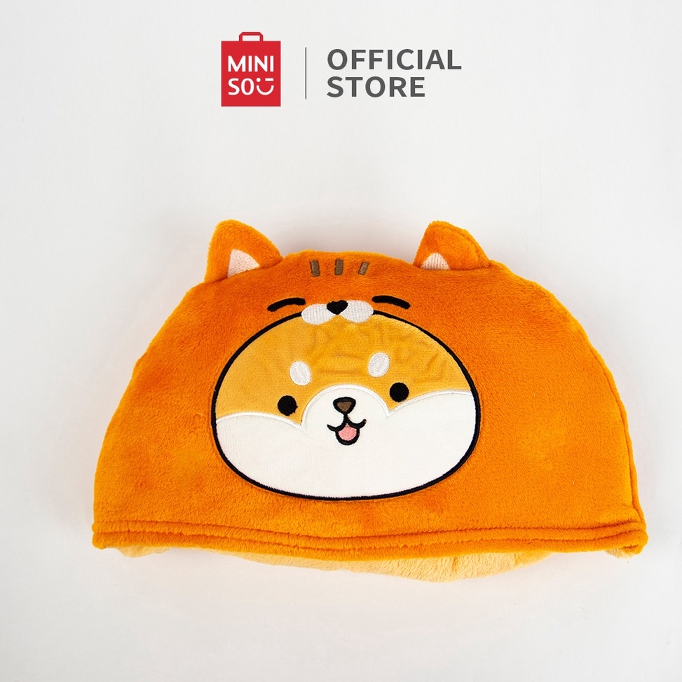 FLASH SALE MINISO Selimut Hooded Blanket Selimut Dengan Topi With Hat Selimut Dan Bantal Karakter Of