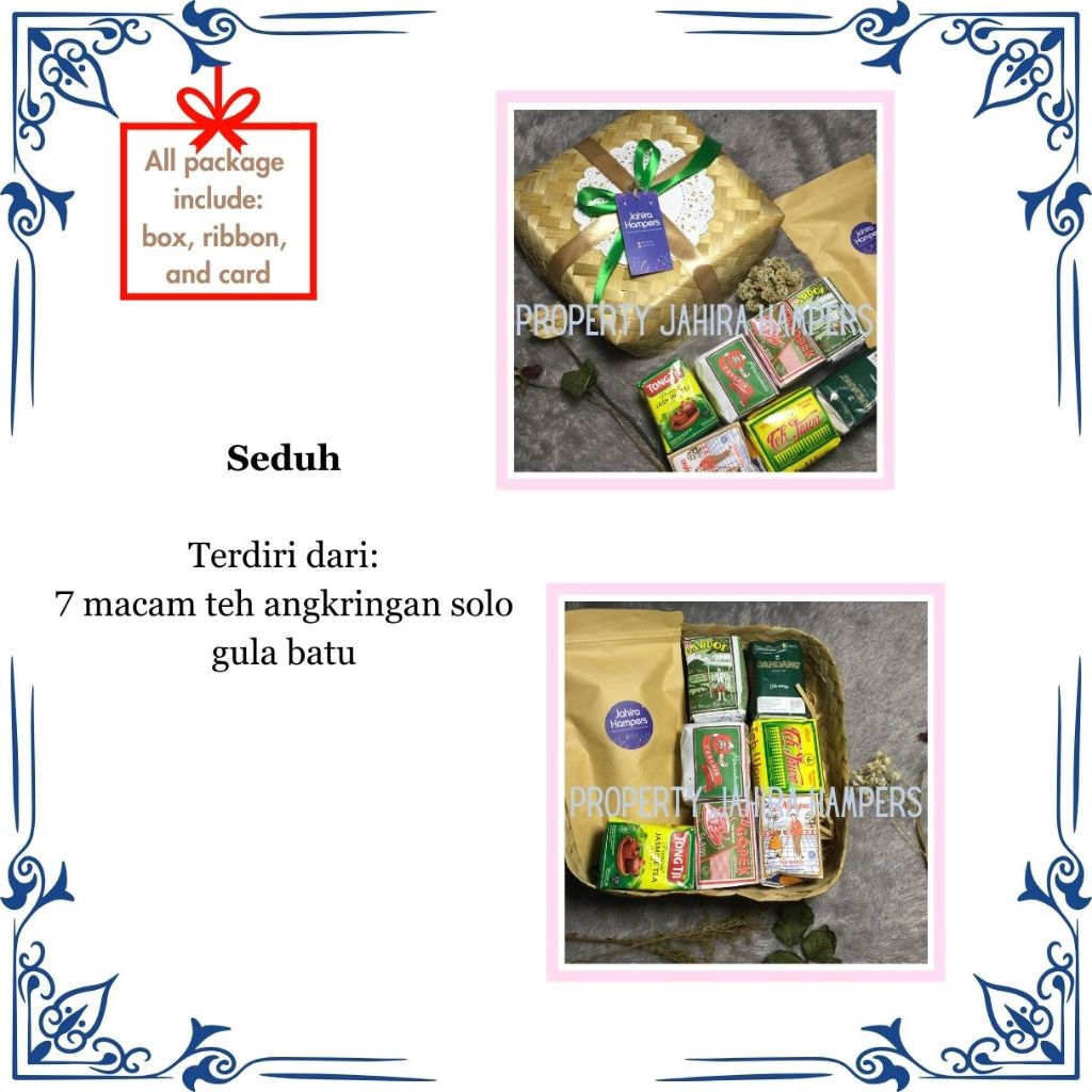 

Tasty Tea Box Seduh/Hampers Lebaran/Hampers Teh Untuk Lebaran/Bingkisan Lebaran/Teh Khas Angkringan Solo