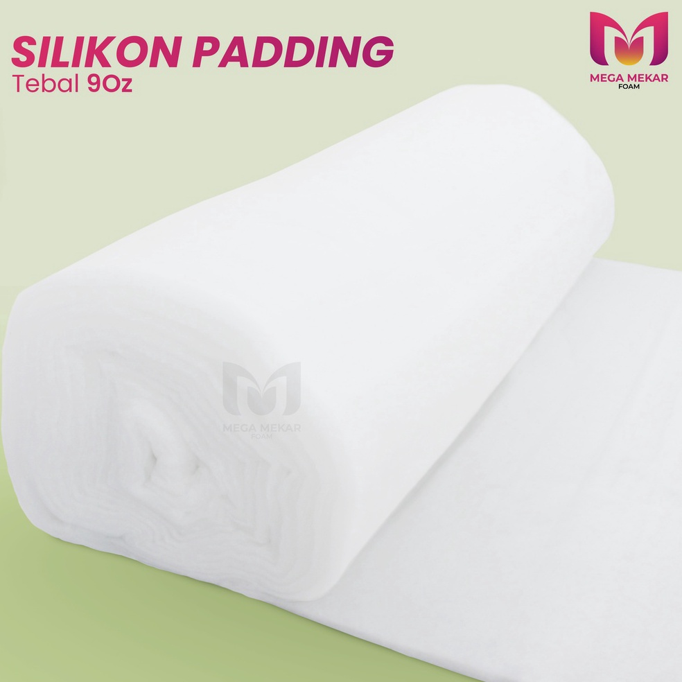 SUPER DISKON SilikonDacron Lembaran Padding Grade A lebar 24 CM Tebal 9Oz Meteran Sangat Empuk dan N