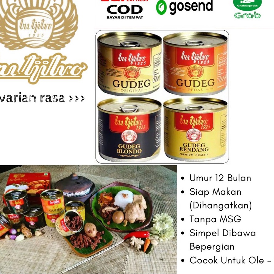 

XG34448 GUDEG KALENG BU TJITRO OLE OLE KHAS JOGJA
