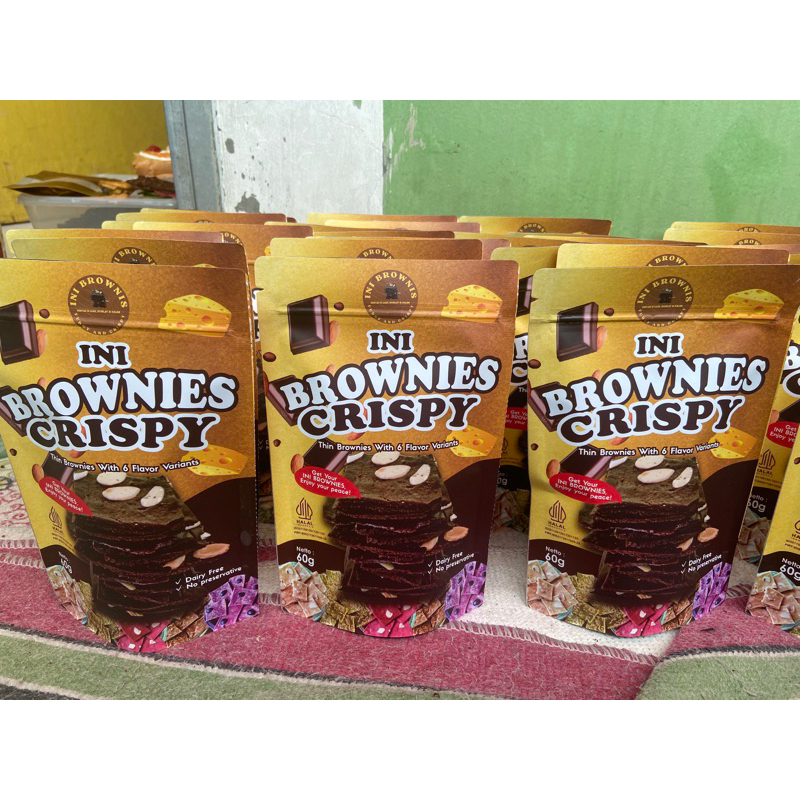 

brownis krispi 60gr/ brownis kering/ brownis kriuk/ browker