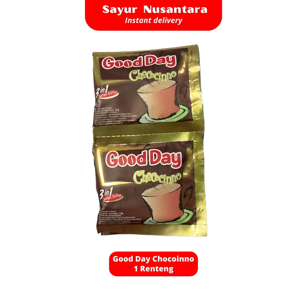 

Kopi Good Day Chocochino 1 Renteng - Sayur Nusantara