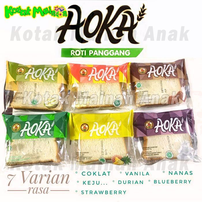 

Roti Panggang Aoka Enak Lembut Fresh Setiap Hari Coklat Keju Vanilla
