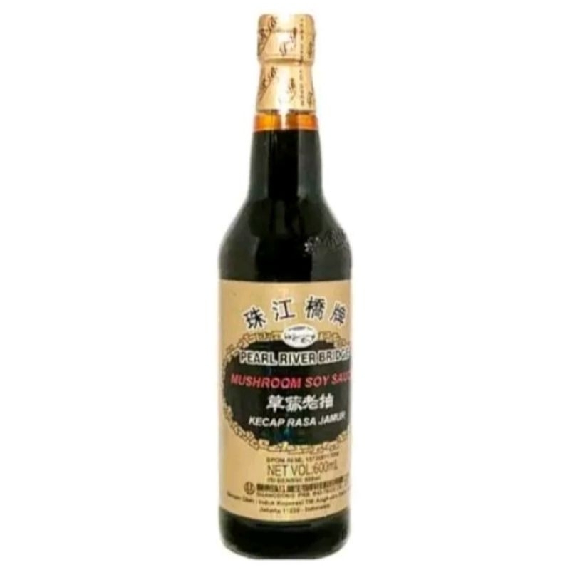 

Pearl River Bridge Mushroom Soy Sauce / kecap asin rasa jamur 600ml