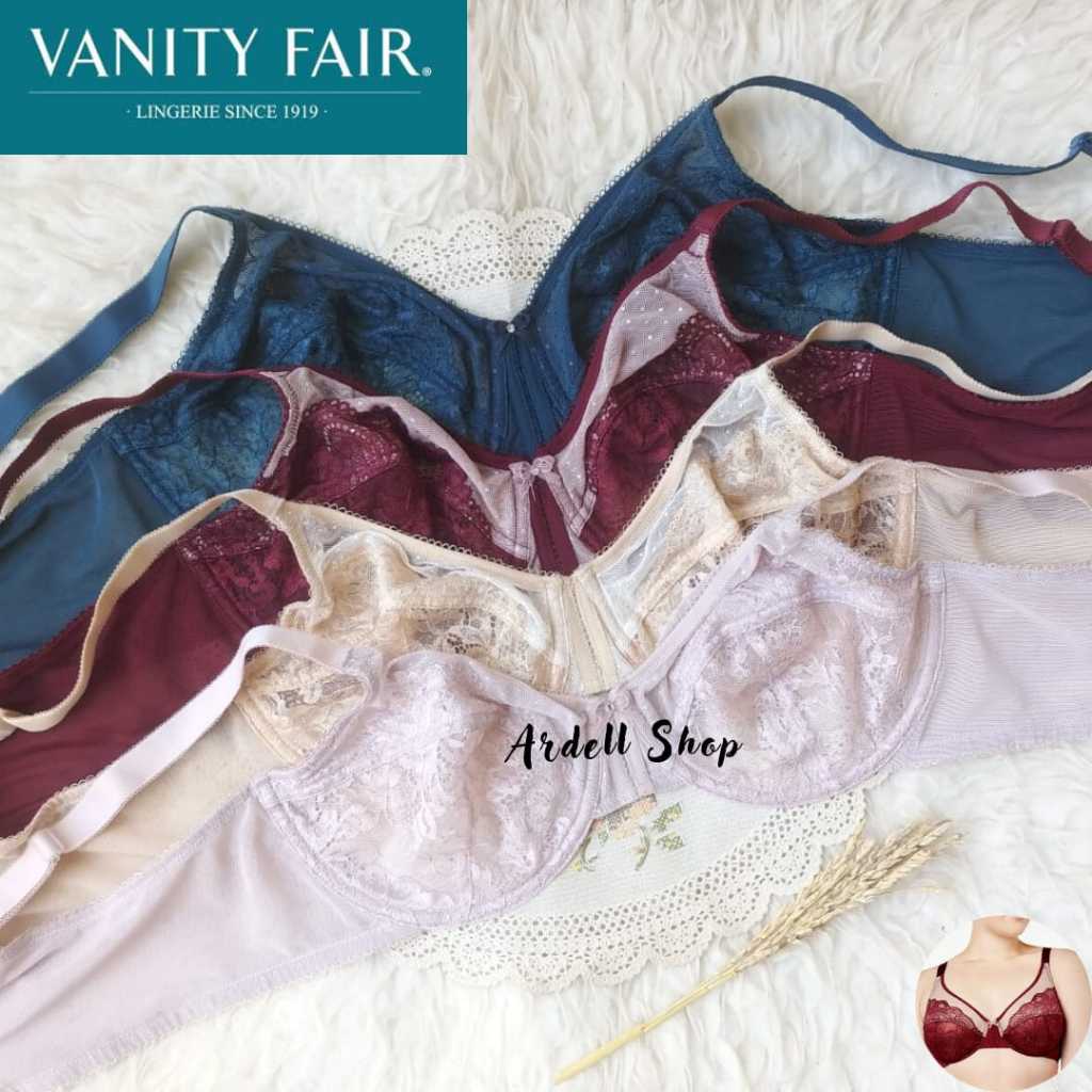 Bra Vanity Fair 76112 Original / Bra Kawat Tanpa Busa / Renda Elegan 40C 40D 42D 44D
