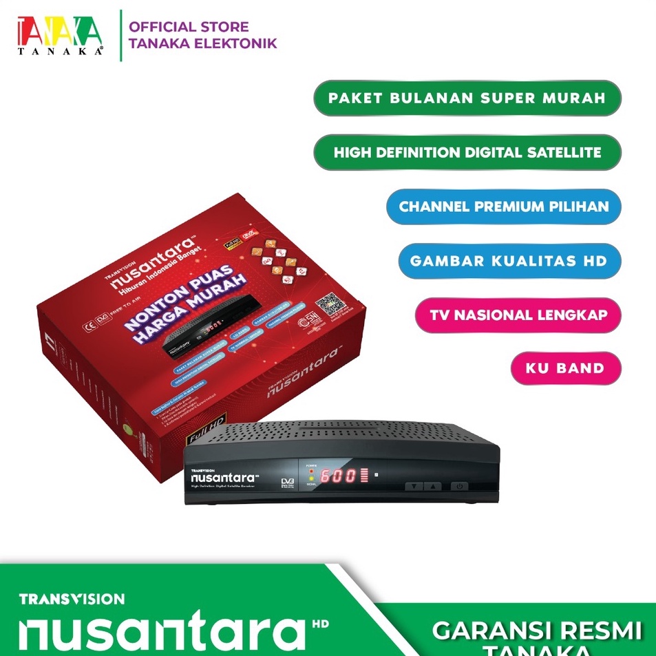 oY RECEIVER TRANSVISION NUSANTARA HD MERDEKA y Murah Ready Stok