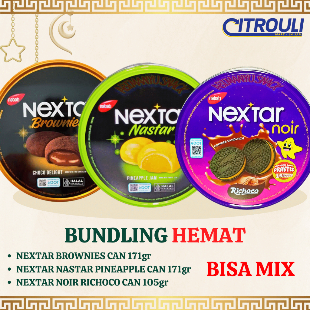 

(6pcs) NEXTAR CAN (BROWNIES,NASTAR PINEAPPLE,NOIR RICHOCO)