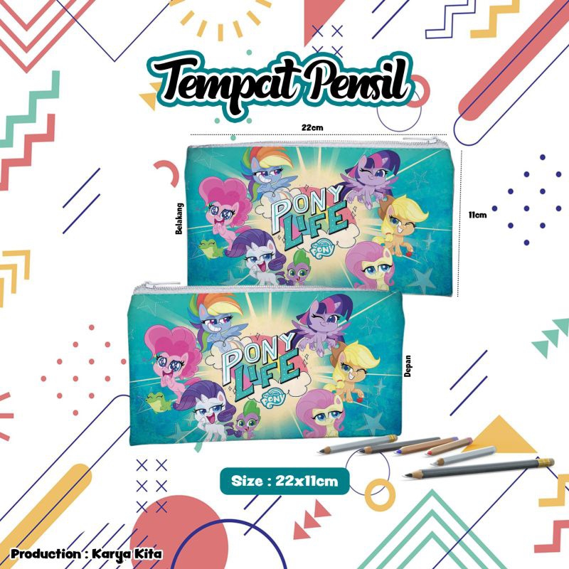 

KUDA PONY - tempat pensil karakter kuda pony kode 01