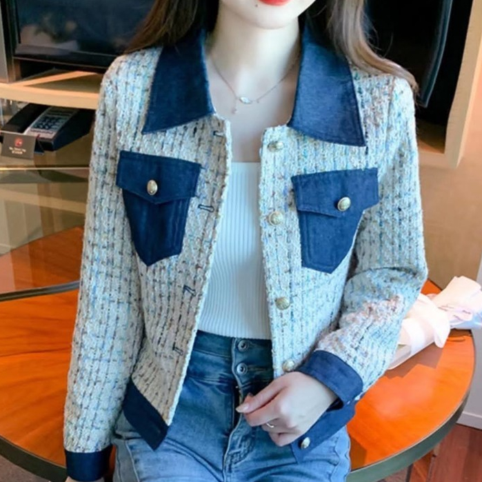 DOHEE Blazer Tweed Kombinasi Denim 2418, 2419 & 2420
