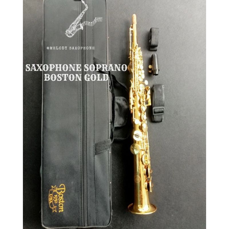 Saxophone soprano boston gold