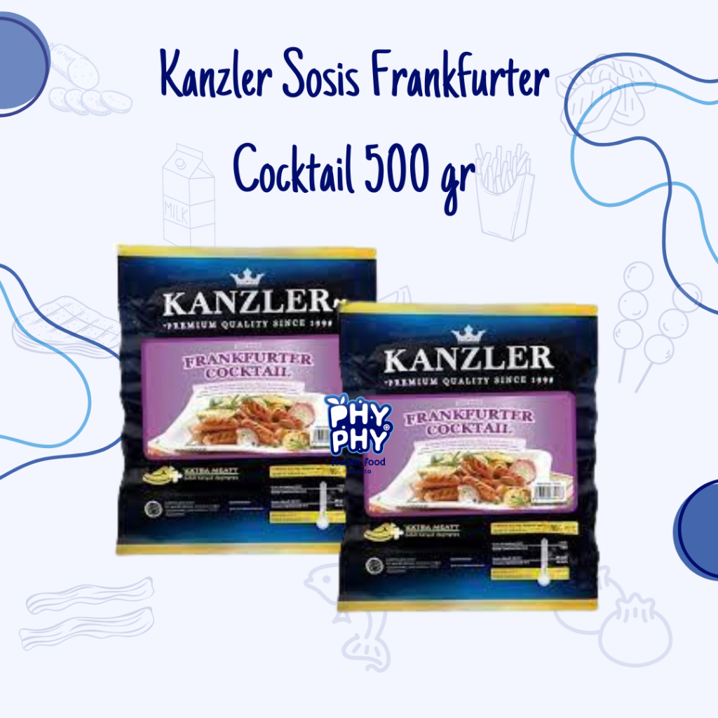 

Kanzler Sosis Frankfurter Cocktail 500gr