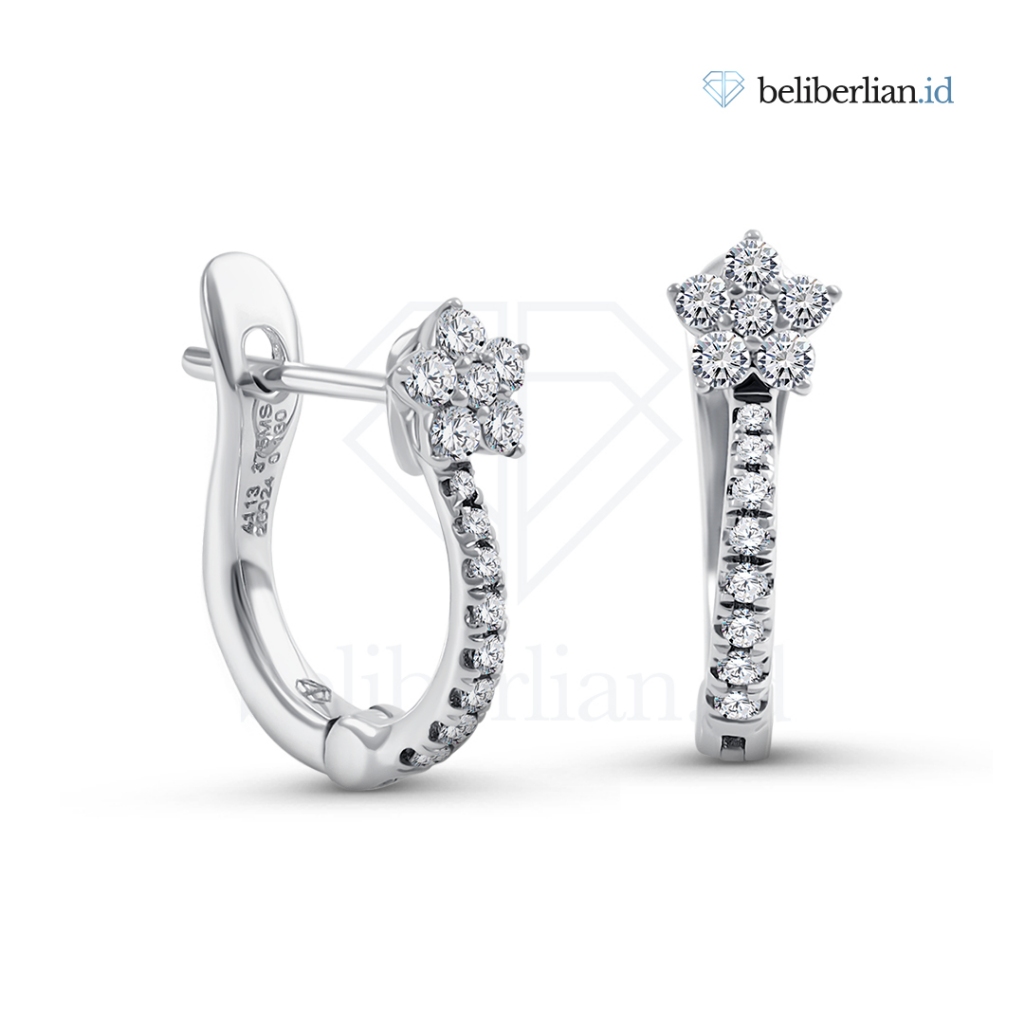 Anting Berlian Asli Eropa - Ladies Diamond Earrings BEG11230430