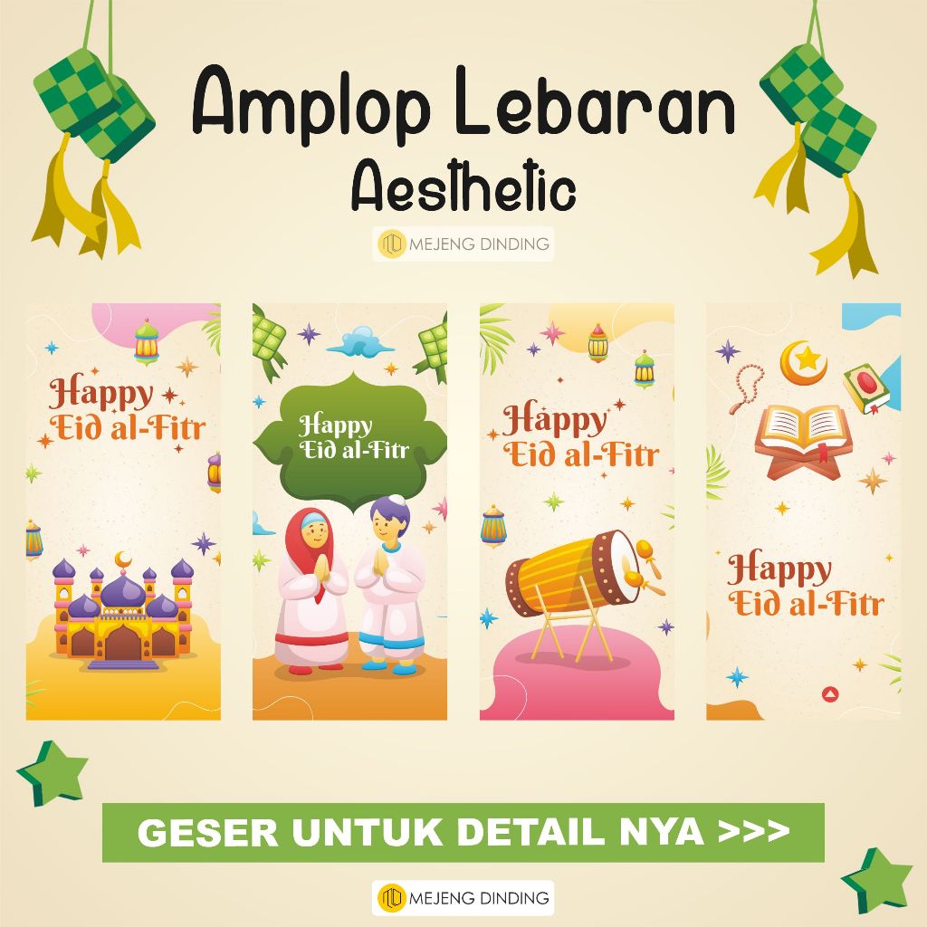 

AMPLOP LEBARAN AESTHETIC ISI 10 PCS / AMPLOP ANGPAO LEBARAN IDUL FITRI 2023 BESAR ISLAMI / EID MUBARAK / AMPLOP LEBARAN / AMPLOP IDUL FITRI GLOSSY TEBAL / EID ENVELOPE / AMPLOP ESTETIK 2023 / IDUL FITRI CUTE RUSTIC TERBARU / MARHABAN YA RAMADHAN 4