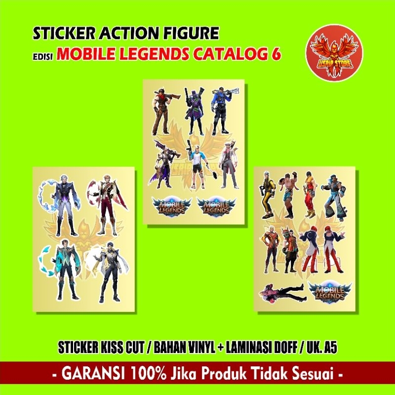 Stiker Pack Action Figure - Mobile Legend Part 6