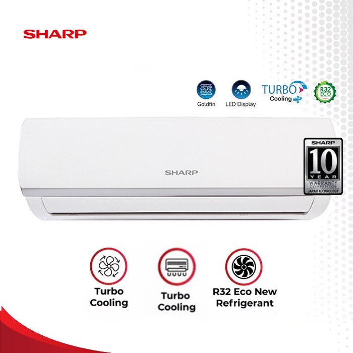 AC SHARP 1 PK AH-A9ZCY Garansi Resmi