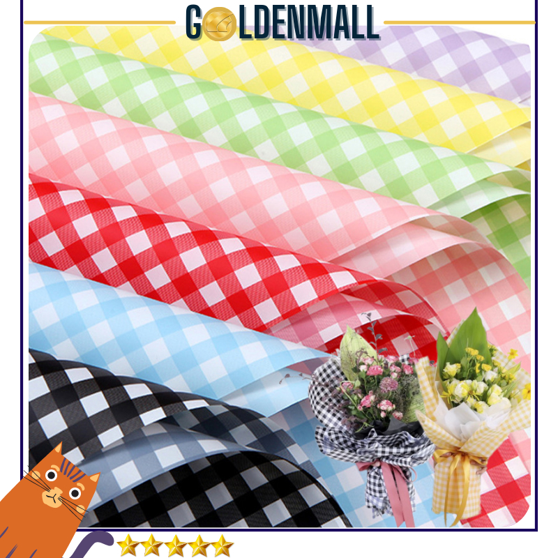 

20 LEMBAR Flower Wrapping Motif Kotak Celephone Kertas Bunga Waterproof 6003