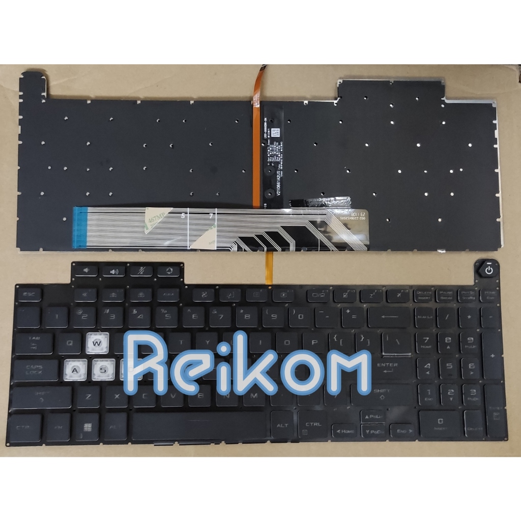 Keyboard Asus TUF Gaming F15 FA507 FA507re FX507 FX507zc FX507ze TUF Dash F15 FX517 FX517z FX517zc F