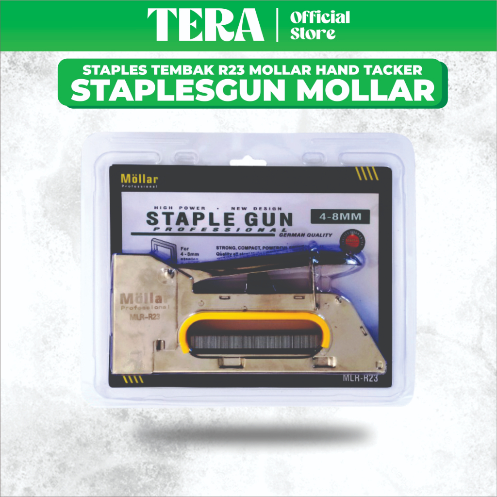 MOLLAR R23 Staples Tembak 4-8 mm Staple Gun Tacker Steples Jok Hekter Staples Steples Paku Tembak Ma