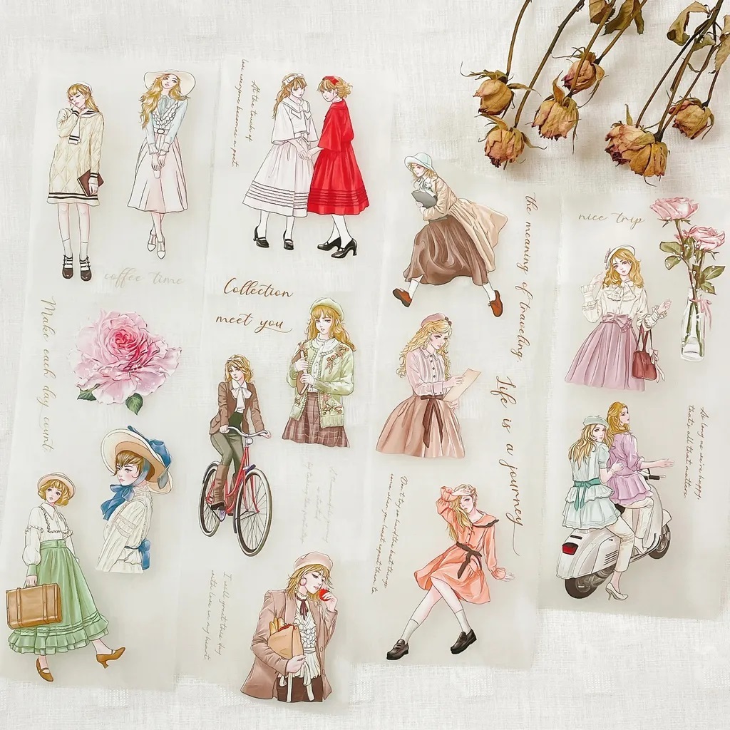 

Hairmo Romantic Vacation Pet Tape Sticker Sample