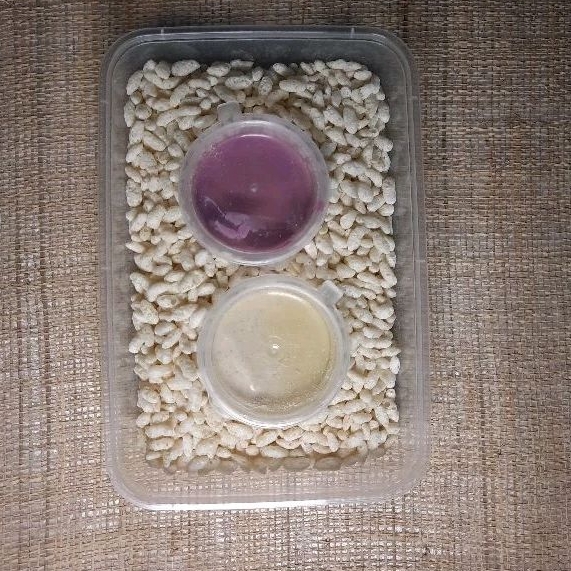 

Nyamyam rice crispy /nyamnyam saus/ nyamnyam