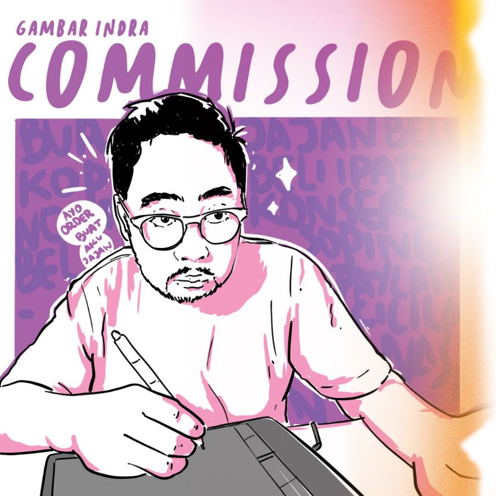 Commission Sketsa Digital | Jasa Illustrasi