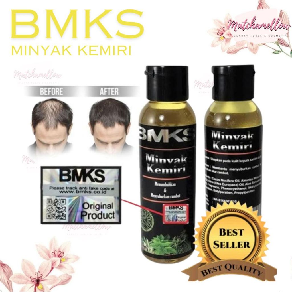 MATCHA BMKS - MINYAK KEMIRI BMKS - MINYAK KEMIRI PENUMBUH RAMBUT RONTOK