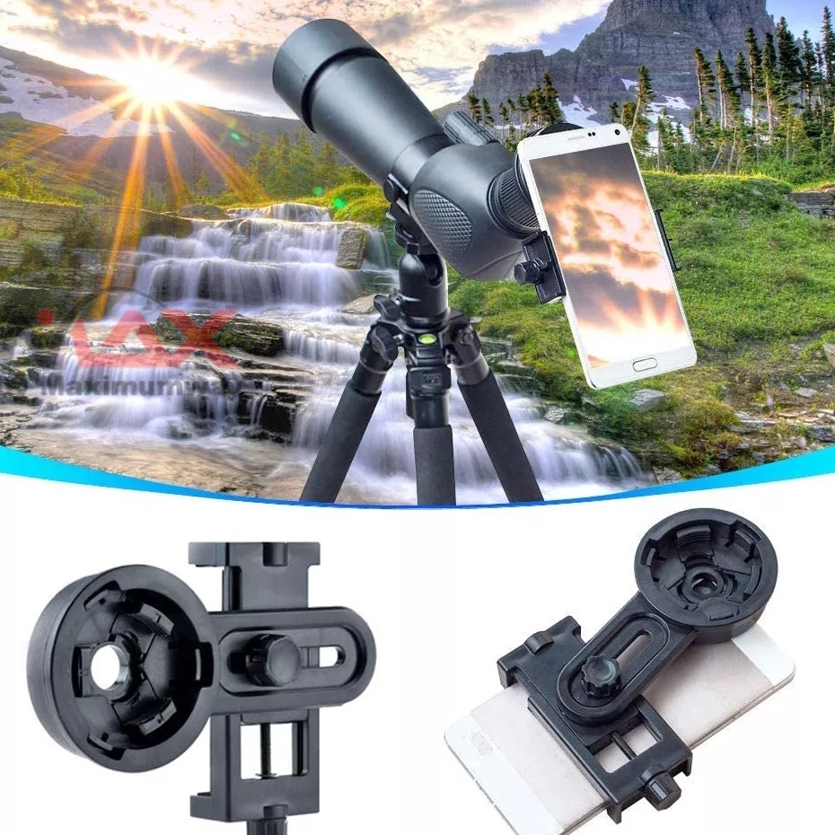 Murah Banget Holder Handphone HP untuk Teropong tele bisa jenis HP apa saja Universal Bisa juga untu