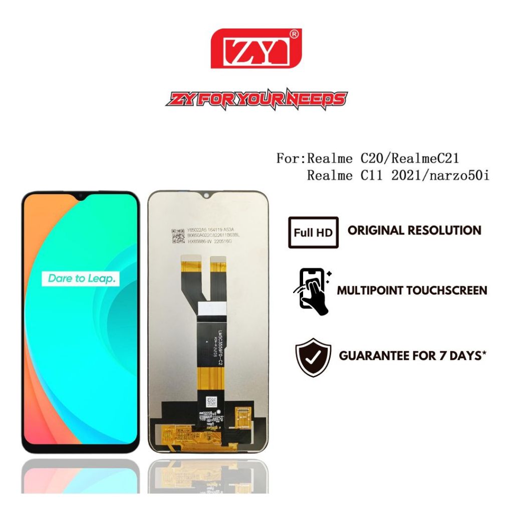 ZY Lcd Realme C20/Realme C21/Realme C11 2021/Narzo 50i