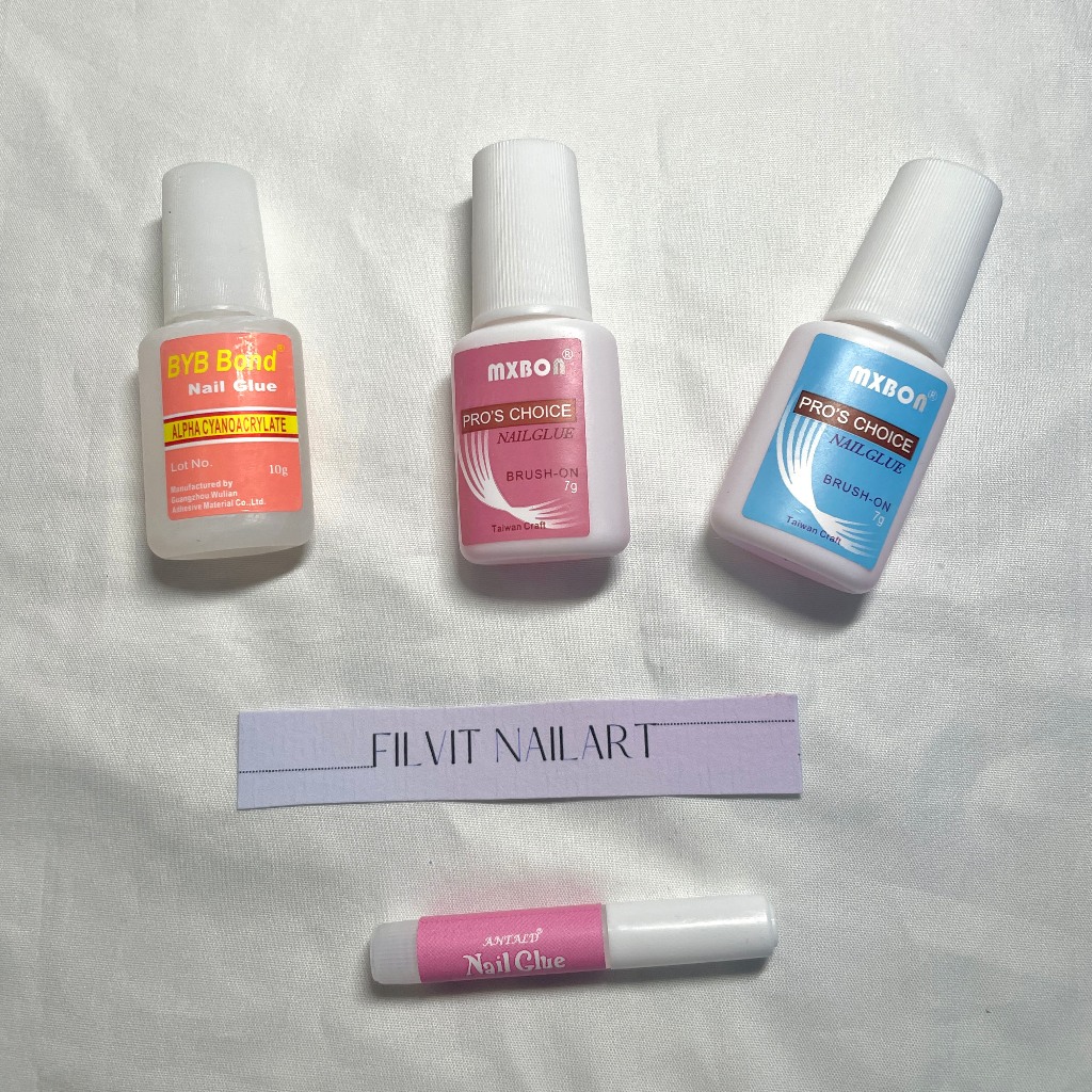 (MINIMAL BELANJA DITOKO 8.000) Lem Kuku Palsu Cair | Glue Nail Art Adhesive Press On Nails ANTALD 2g