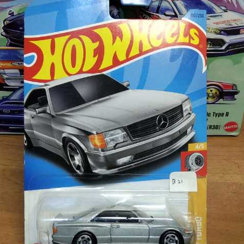 hot wheels mercedes 560 sec silver