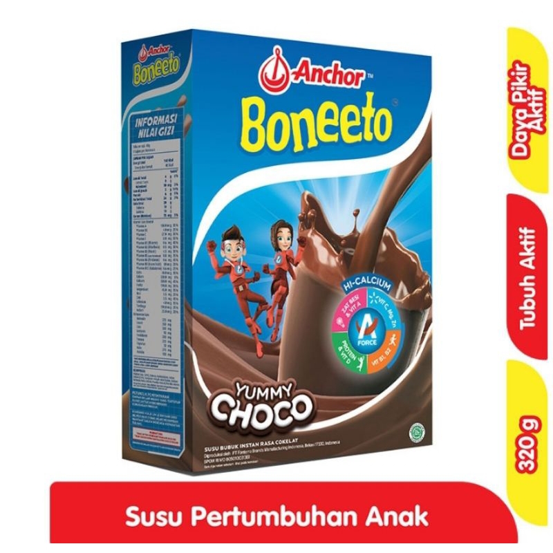 

Boneeto Susu Bubuk Instan Yummy Choco 320g