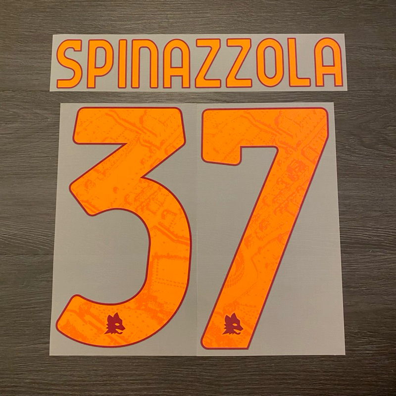 Nameset Original AS Roma Home & 3rd 3023/2024 Spinazzola #37