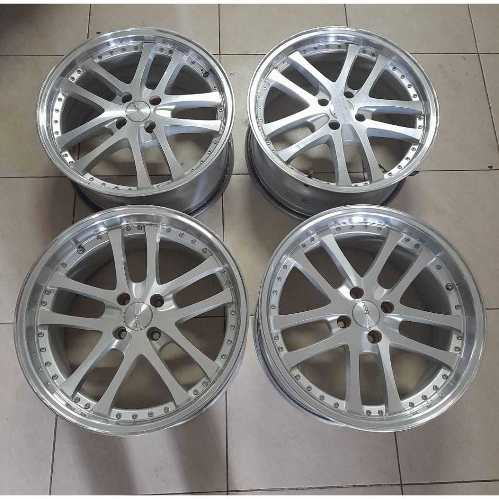 VELG MOBIL BELAS HSR SHOJI RING 17 LEBAR 7,5-8,5 PCD 4X100 ET 35-25 VELG UNTUK MOBIL JAZZ YARIS FREE
