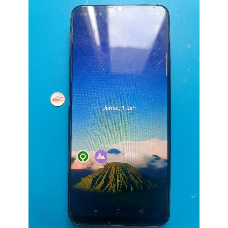 LCD Realme C3 Original Copotan