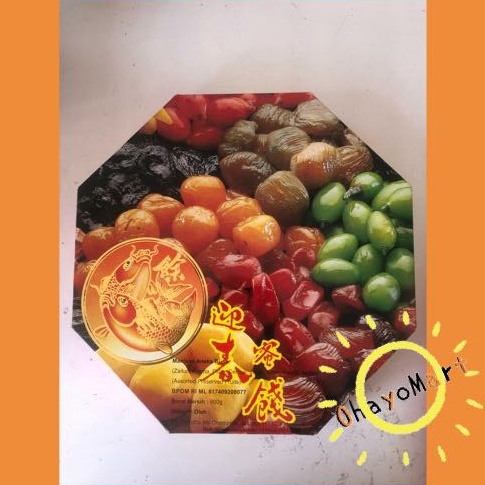 

Splash Pak Chen Ko Fruit Manisan Buah Imlek Manisan Aneka buah Kotak 6g