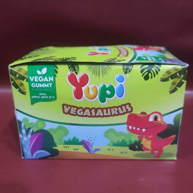 

Yupi Vegasaurus Per Box Isi 12Pcs - Permen Jelly Vegan Friendly