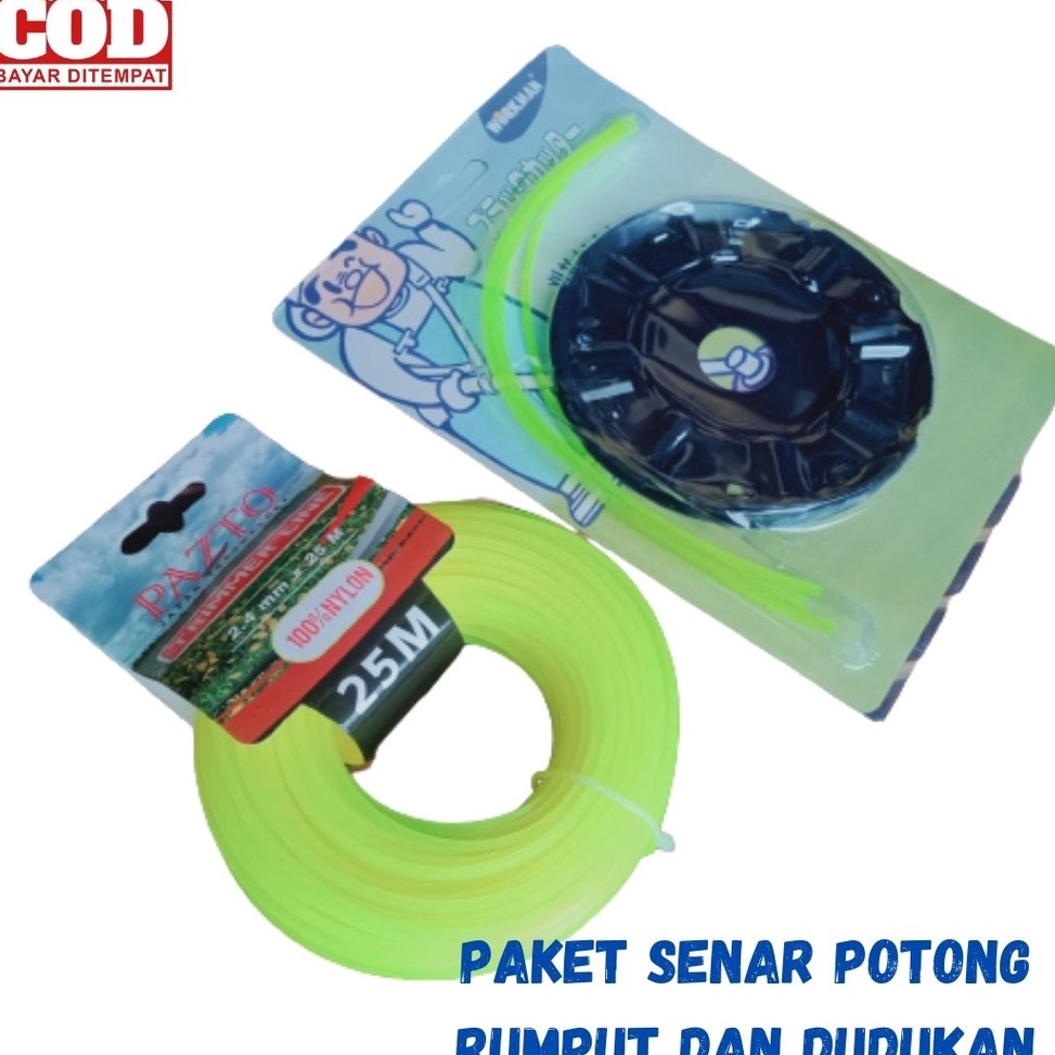 XPRESS Kathah 1 Set Tali Senar Babat Rumput Mesin Potong Rumput  Mata Pisau Senar Mesin Potong Rumpu