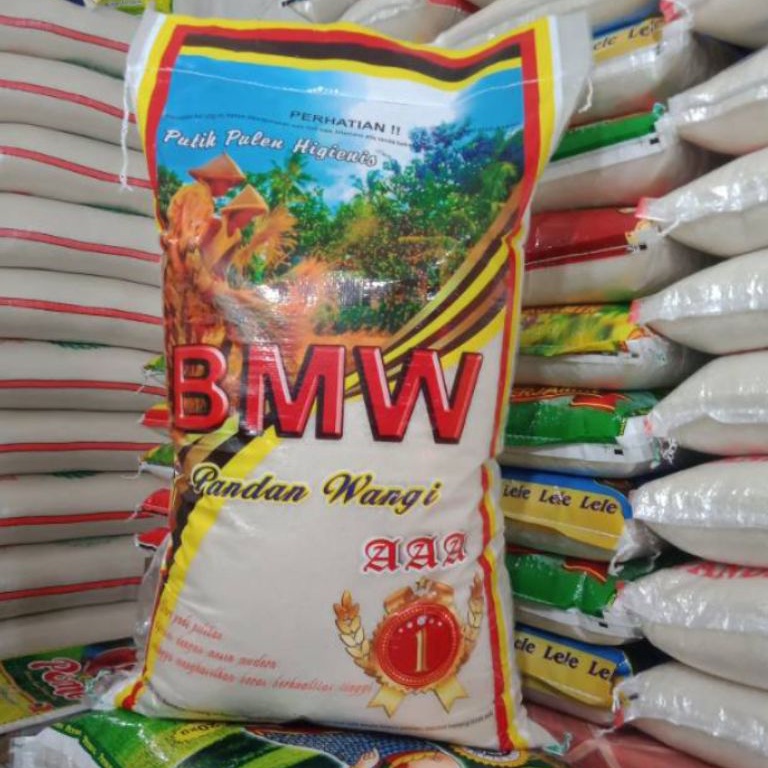 

Cuci gudang BERAS PREMIUM PANDAN WANGI SPESIAL cap BMW 5KG1KG2KG