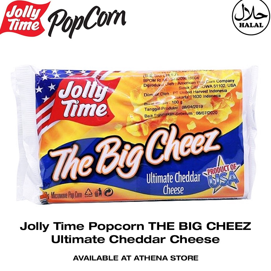 

COD TERMURAH Popcorn Jolly Time THE BIG CHEEZ Ultimate Cheddar Cheese 1gr