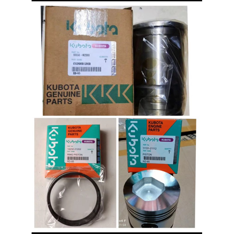 PAKET COMBO CYLINDER LINER RD85 RING PISTON RD85 PISTON RD85