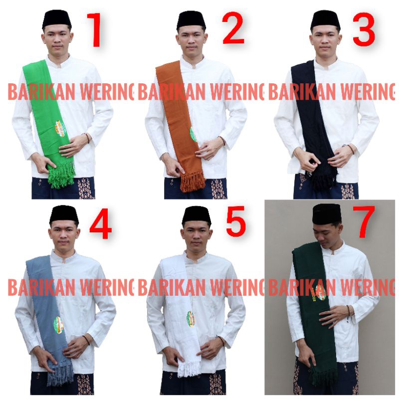 Sorban Rida Hijau Polos Panjang Rida Solo Rayon Surban Habib Haji