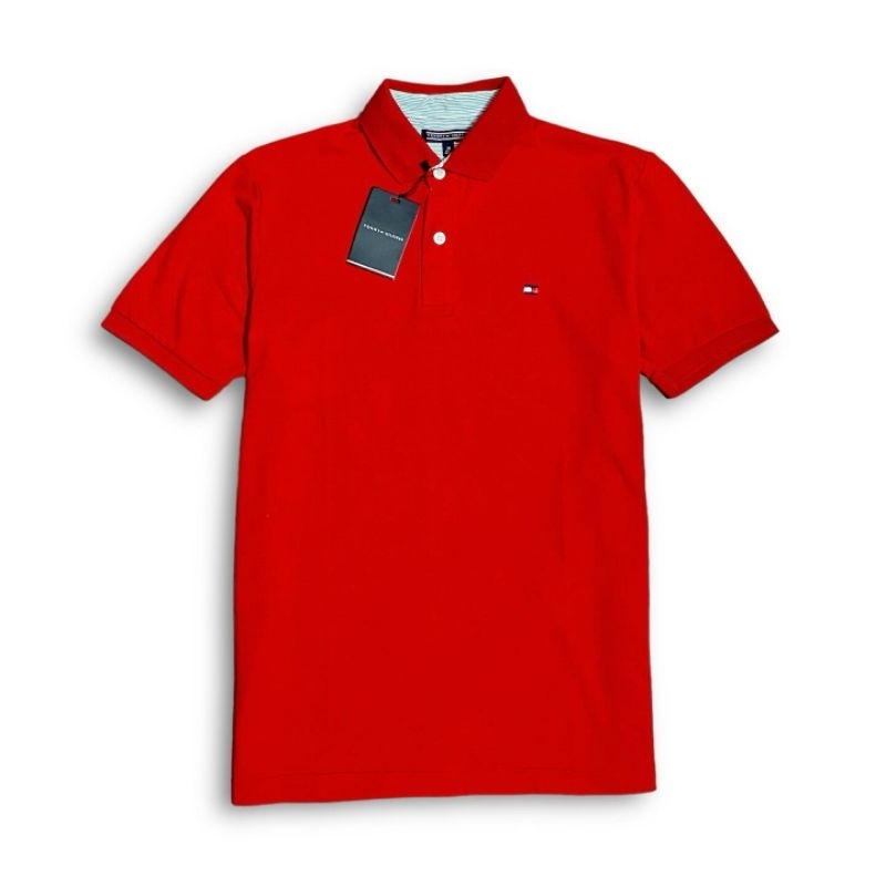 polo shirt tommy hilfiger original branded new baju kerah pria kaos poloshirt ori