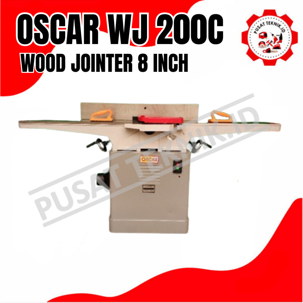 MESIN JOINTER KAYU OSCAR WJ 200C 8INCH WOOD JOINTER OSCAR