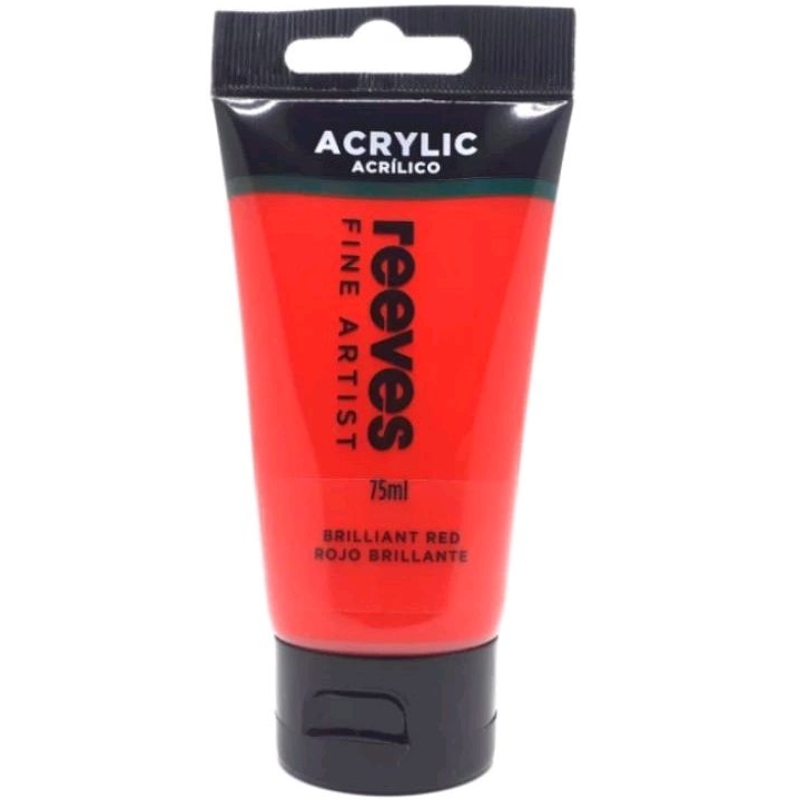 

Reeves Acrylic Colour 75 ml Brilliant Red