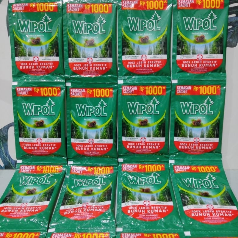 Wipol sachet kemasan 1000 isi 12pcs/wipol/Wipol cemara